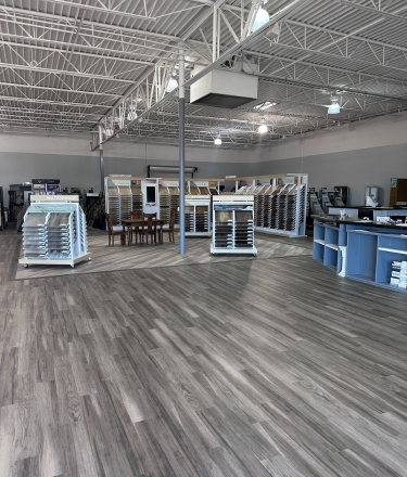 room by room flooring store showroom displays
